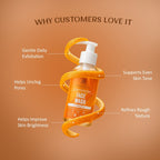 Velleja De-Tan & Exfoliating Face Wash | Vitamin C Tan Removal & Brightening Face Cleanser | Grocsy