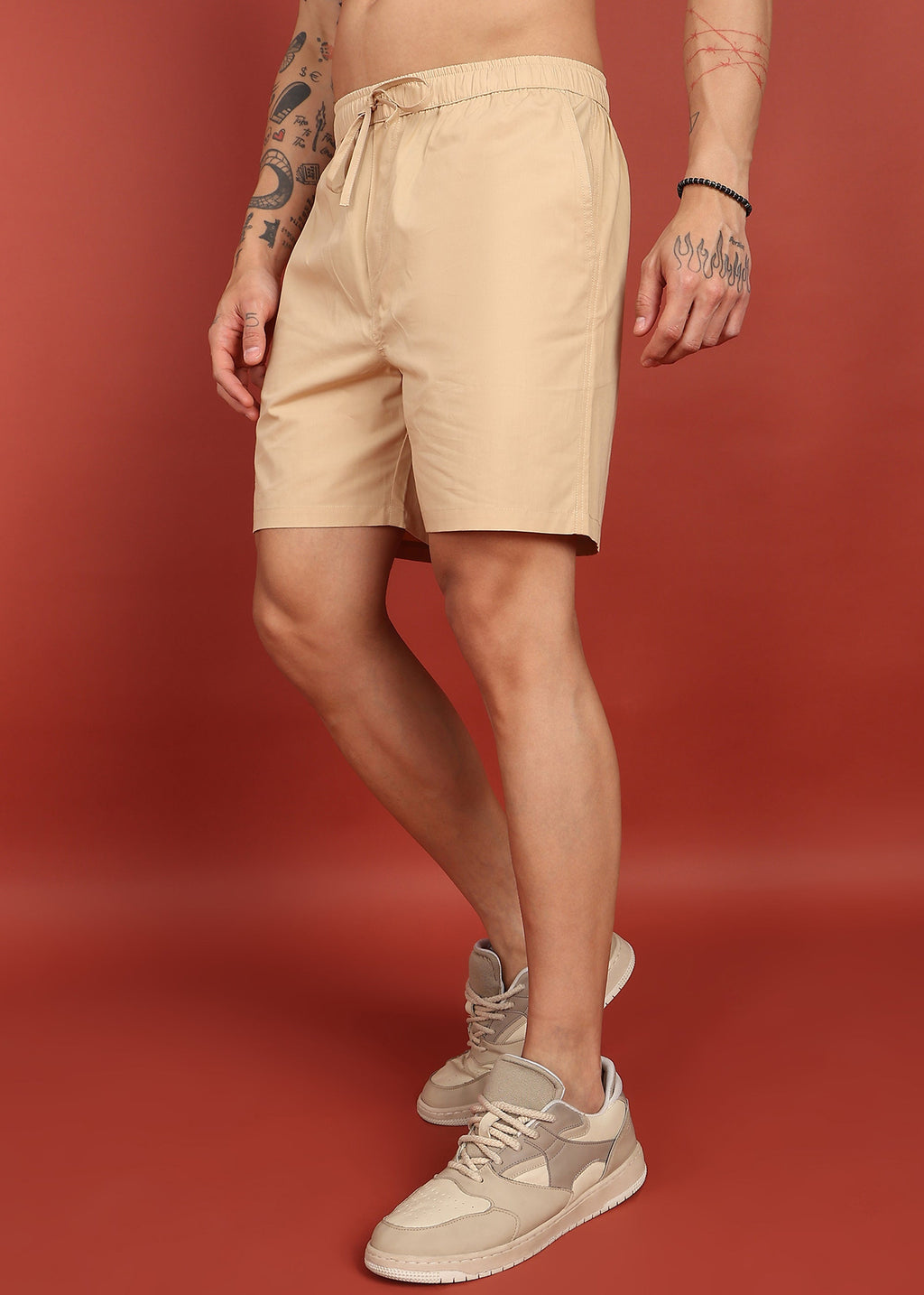 Fabmade Sandstone Comfort Shorts | Grocsy