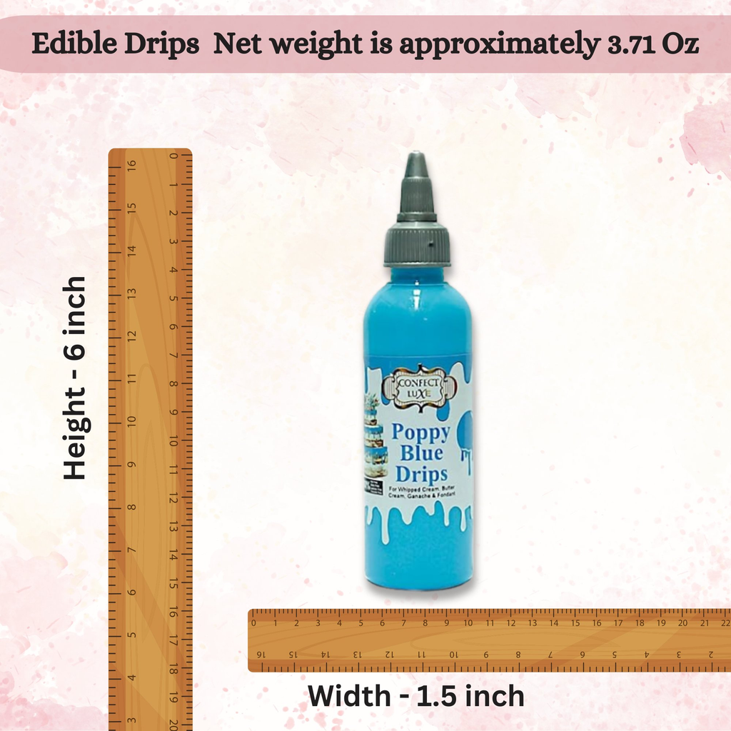 Confect Poppy Blue | Edible Drips | Grocsy