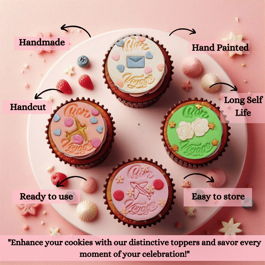 Confect Bon Voyage | Edible Celebration Topper | Grocsy