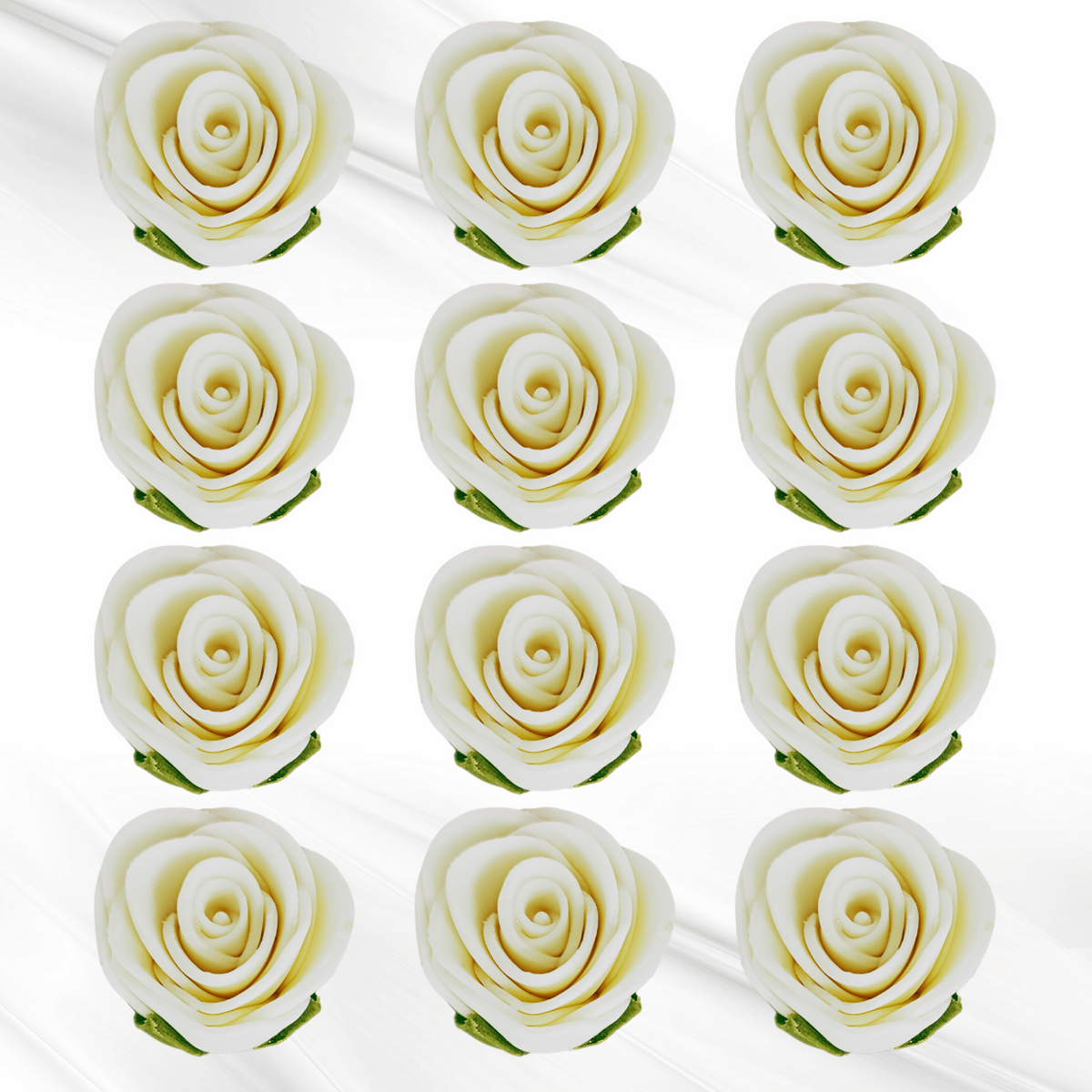 Confect White | Edible Sugar Flowers | Grocsy