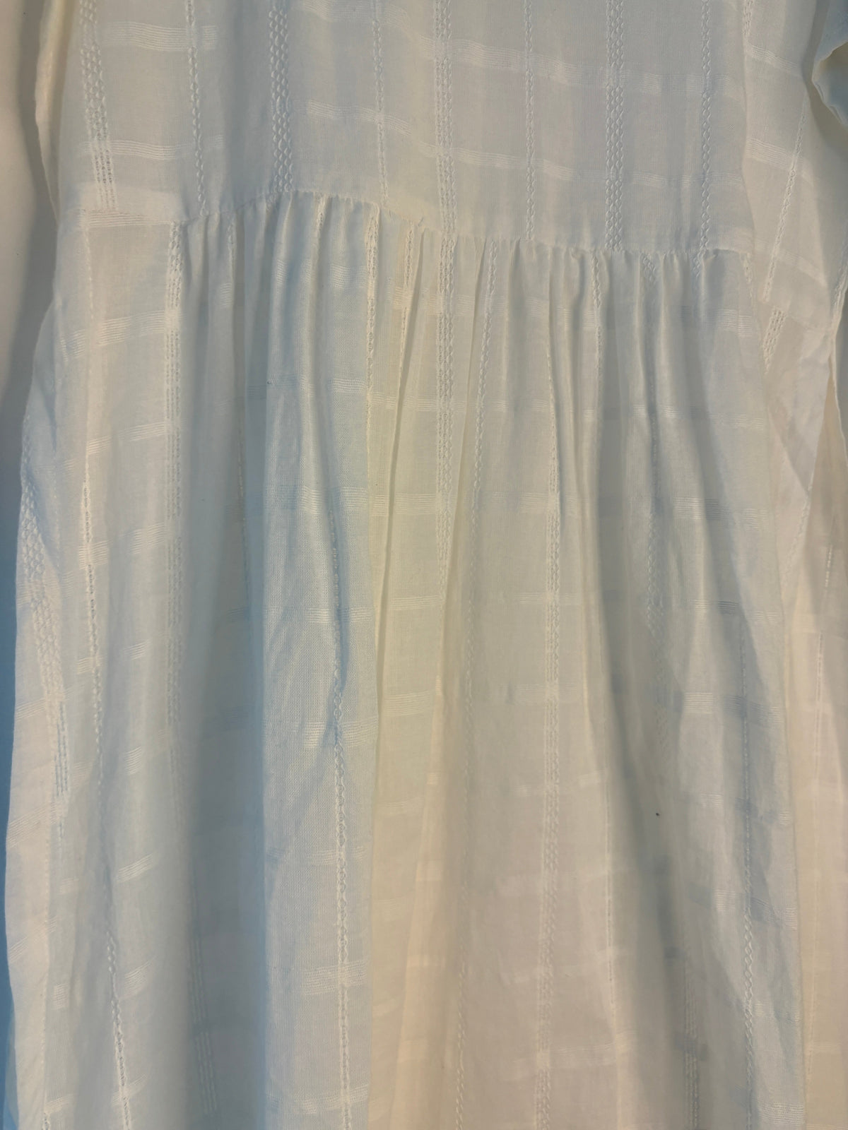 trueBrowns White Square Dobby Kurta | Grocsy