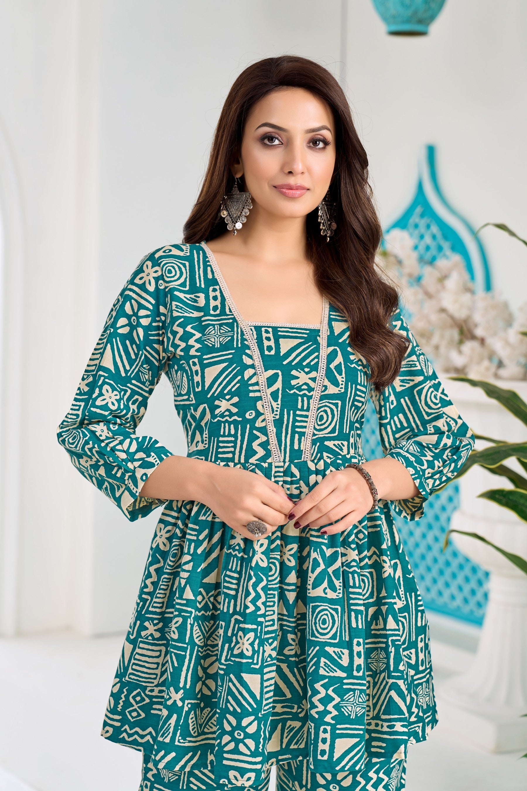 Anaita Rama Stylish Readymade Co-Ords Set | Grocsy