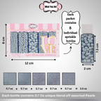 Confect Sprinkles for Cakes & Cupcakes Decoration | USP-16(Silver) | Grocsy