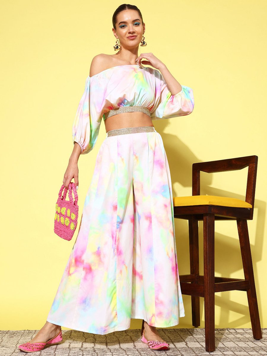 Ahalyaa Women Dyed Co-Ords | Grocsy