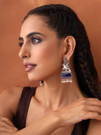 trueBrowns Silver Tone Bird Earrings | Grocsy