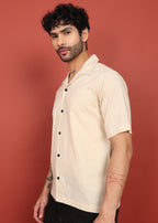 Fabmade Ivory Bloom Back-Print Shirt | Grocsy