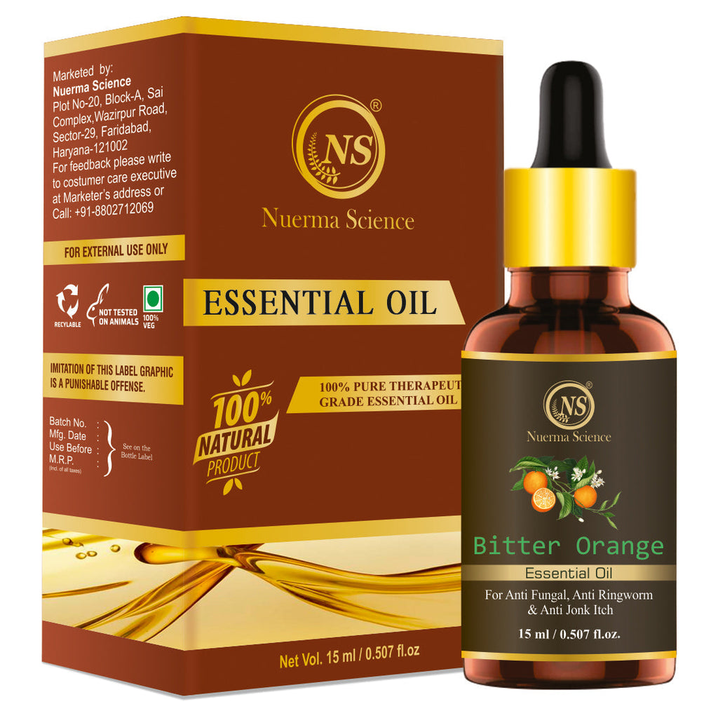 Nuerma Science Bitter Orange Essential Oil For Anti Fungal & Aromatherapy | Grocsy