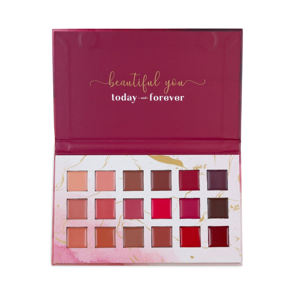 Aflairza Aflairza Velvet Luxe 18-Shade Lip Palette | Grocsy