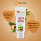 Krishna'S Herbal & Ayurveda Aloevera Walnut Scrub | Grocsy