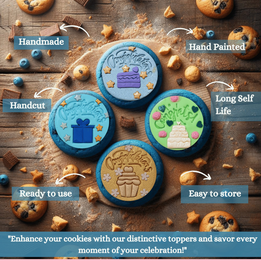 Confect Congrats & Congratulations | Edible Celebration Topper | Grocsy