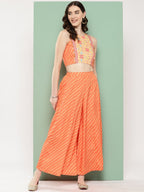 Ahalyaa Geometric Printed Ethnic Co-Ords | Grocsy
