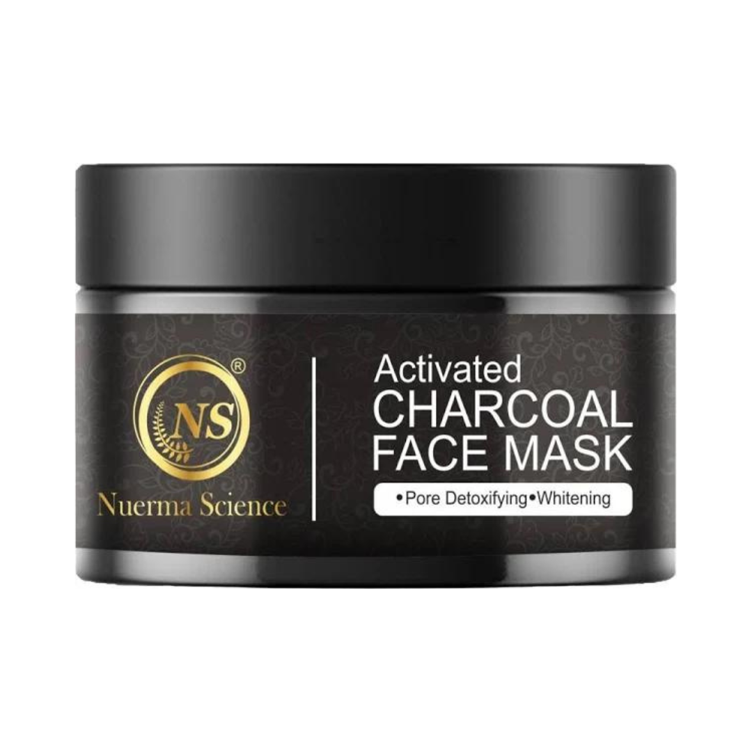 Nuerma Science Charcoal Face Mask | Deep Cleanse and Exfoliates | Grocsy