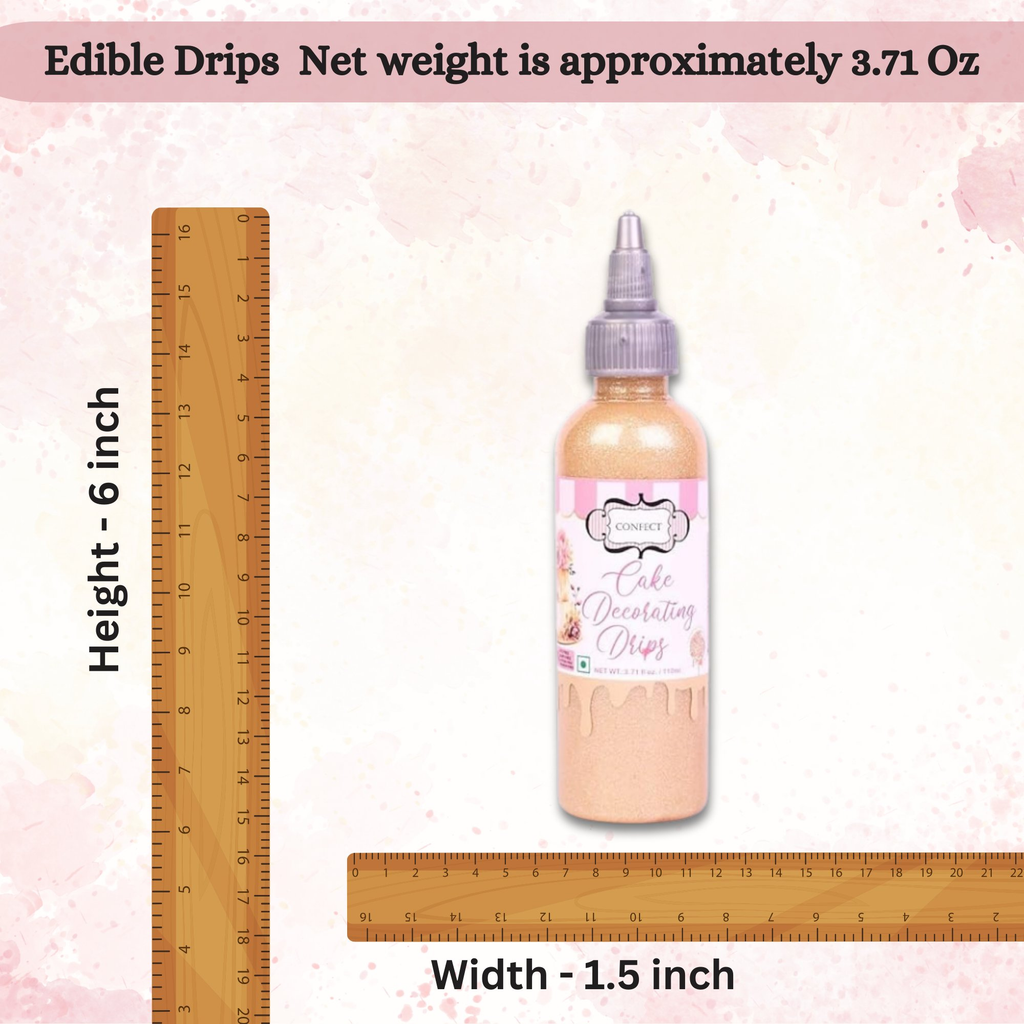 Confect Twinkling Silvery Gold | Edible Drips | Grocsy