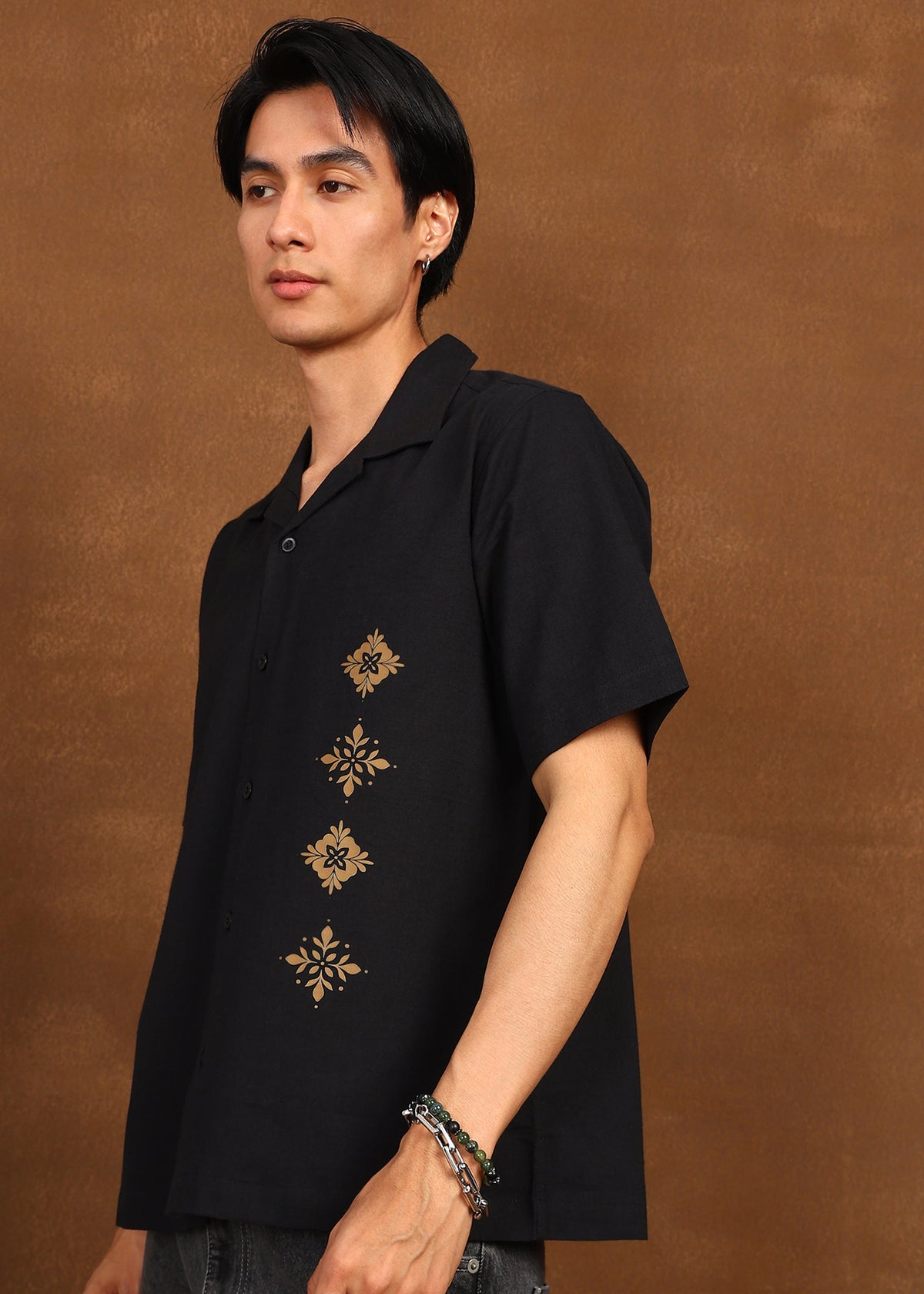 Fabmade Noir Bloom Shirt | Grocsy