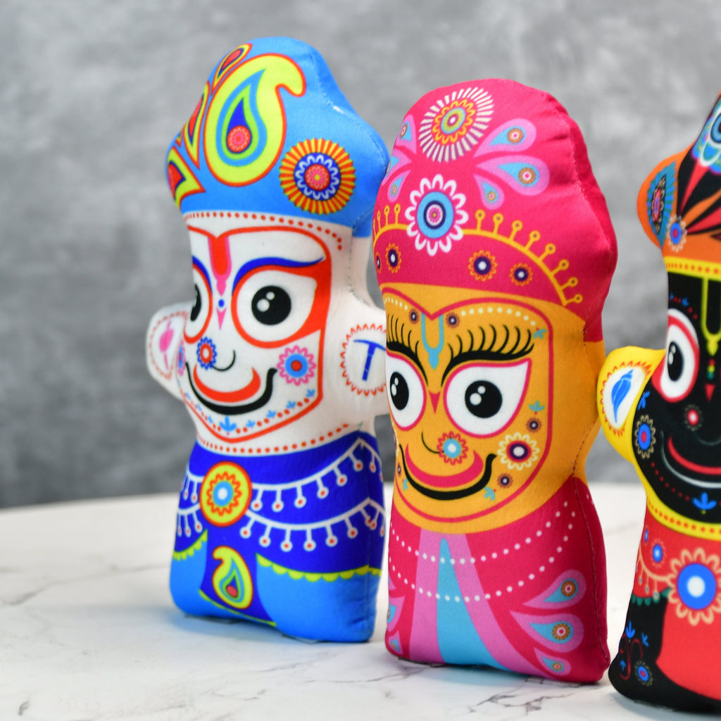 Sowpeace Stitched Cotton Jagannath Trio | Grocsy