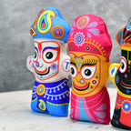 Sowpeace Stitched Cotton Jagannath Trio | Grocsy