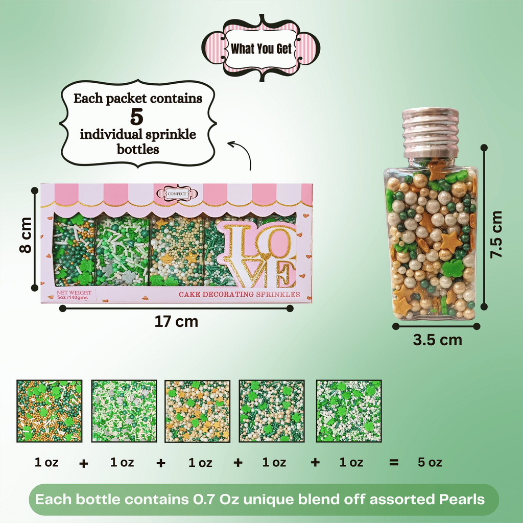 Confect St. Patrick's Sprinkles Multipack 10 | Grocsy