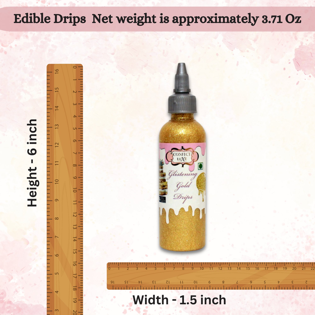 Confect Glistening Gold | Edible Drips | Grocsy