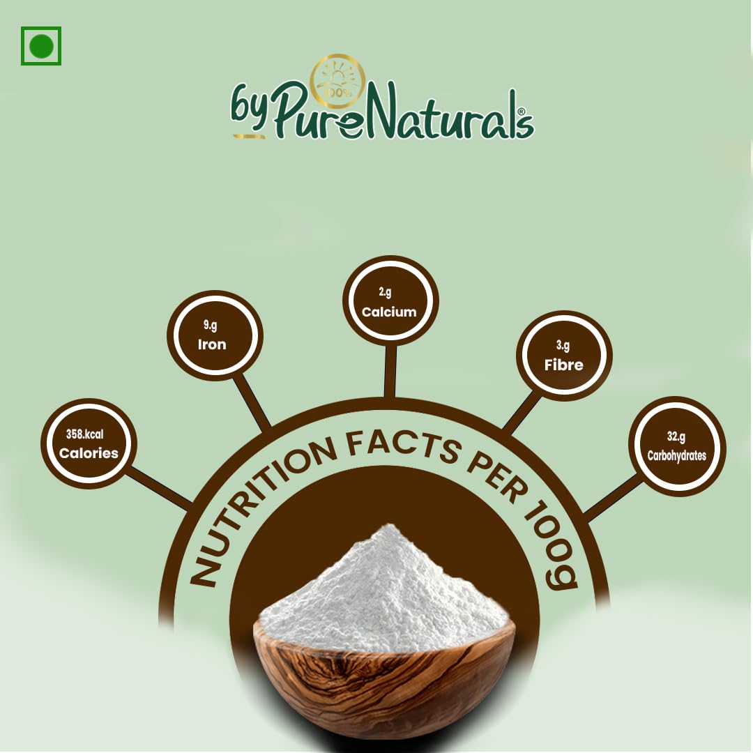byPureNaturals Sabudana Vrat Atta (Sago Tapioca Flour) | Grocsy