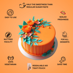 Confect Fluorescent Orange Fondant | Edible Sugarpaste | Grocsy