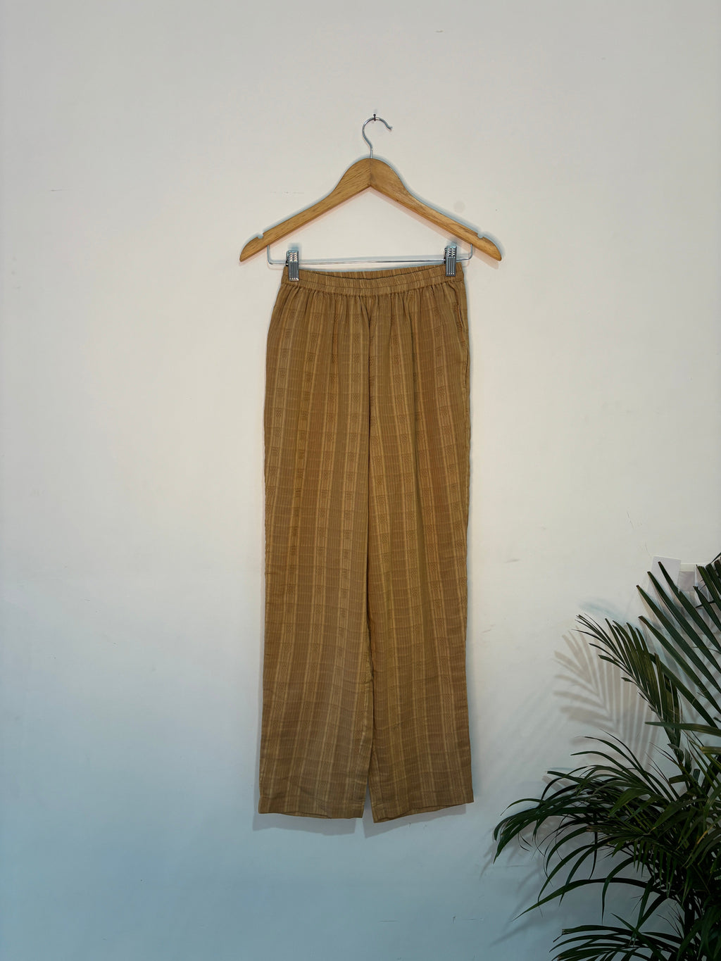 trueBrowns Beige Straight Co Ord Set | Grocsy
