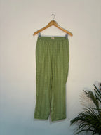 trueBrowns Light Green Check Dobby Co-ord Set | Grocsy
