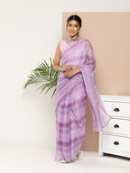 Ahalyaa Womens Chiffon Printed Saree | Grocsy
