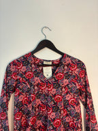 trueBrowns Pink Floral Top | Grocsy