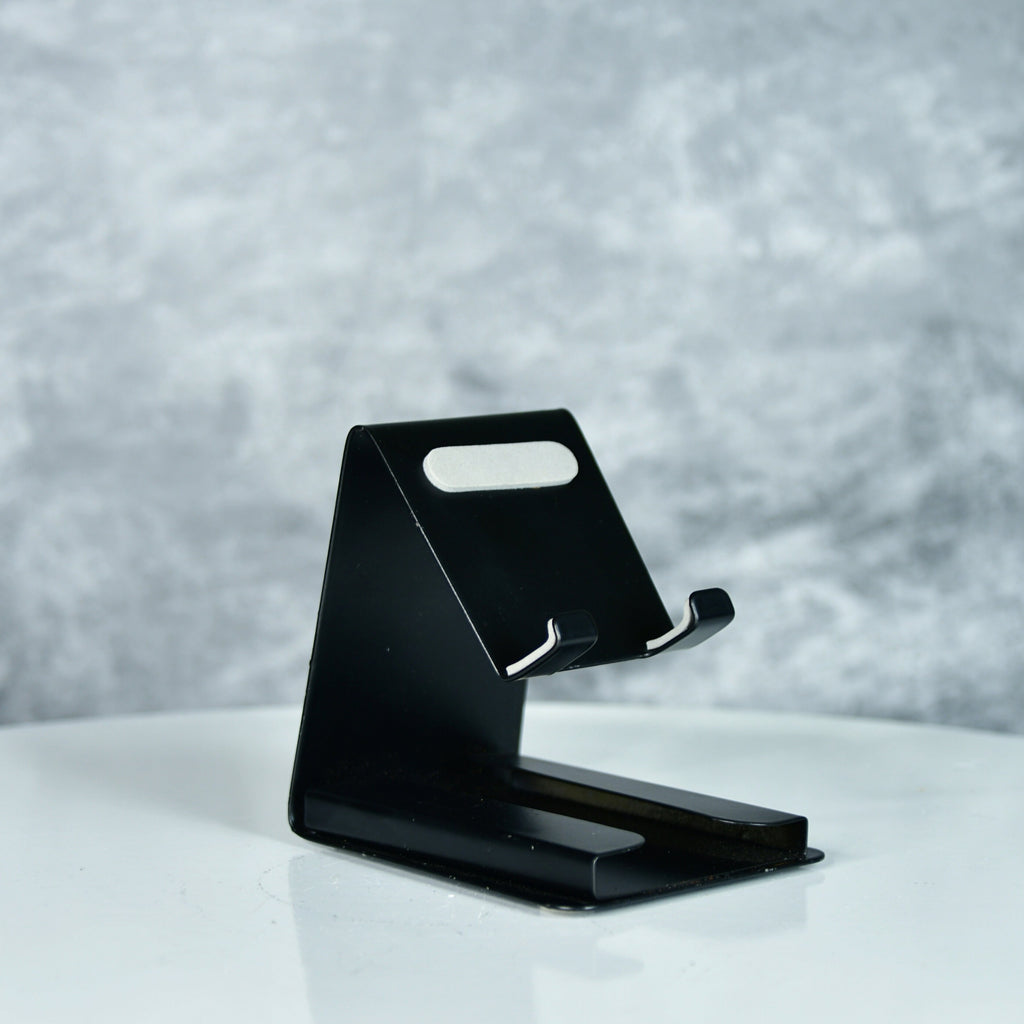 Sowpeace / White Padded Metal Phone Stand with Card Holder | Grocsy