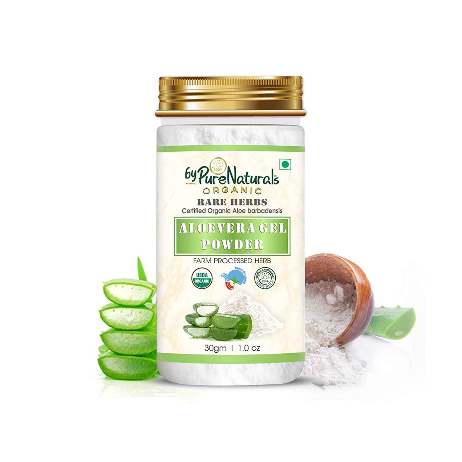 byPureNaturals Organic Aloevera Gel Powder | Grocsy