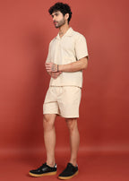 Fabmade The Life Co2. Cotton Linen Relaxed Shirt & Shorts | Grocsy