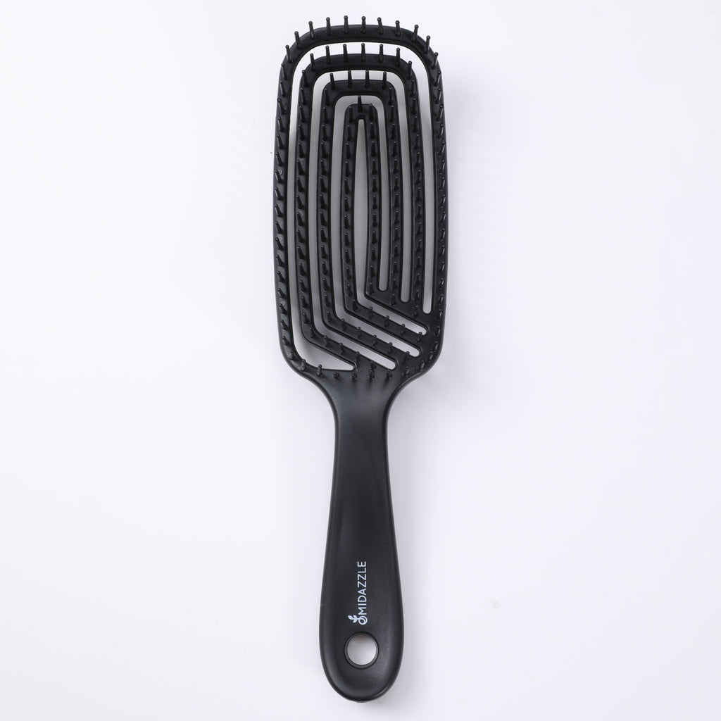 MiDazzle Hair Brush (Black 3D) MIHB0015 | Grocsy