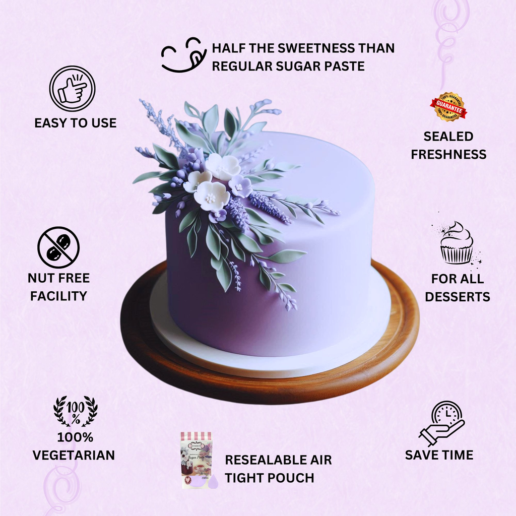 Confect Lavender Fondant | Edible Sugarpaste | Grocsy