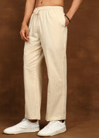 Fabmade Dune Flow Linen Trousers | Grocsy