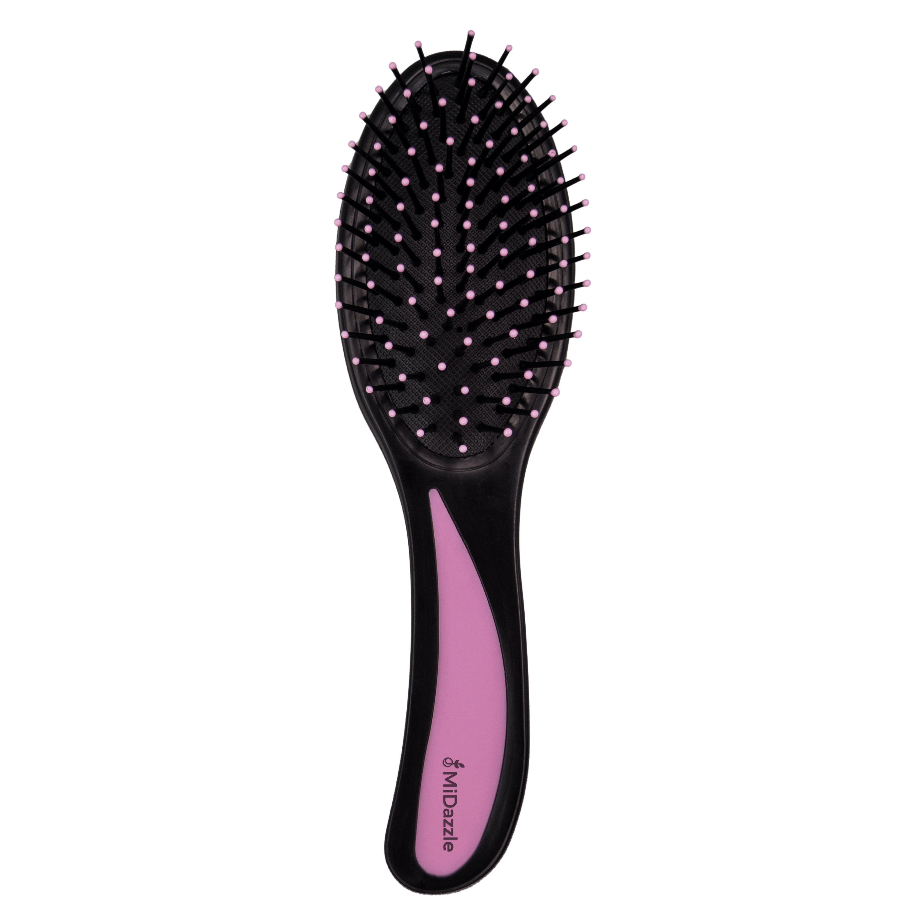 MiDazzle Oval Hair Brush (Compact) MIHB0021 | Grocsy