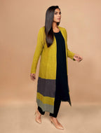 trueBrowns Mustard Woollen Cape | Grocsy