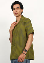 Fabmade Olive Rhythm Shirt | Grocsy