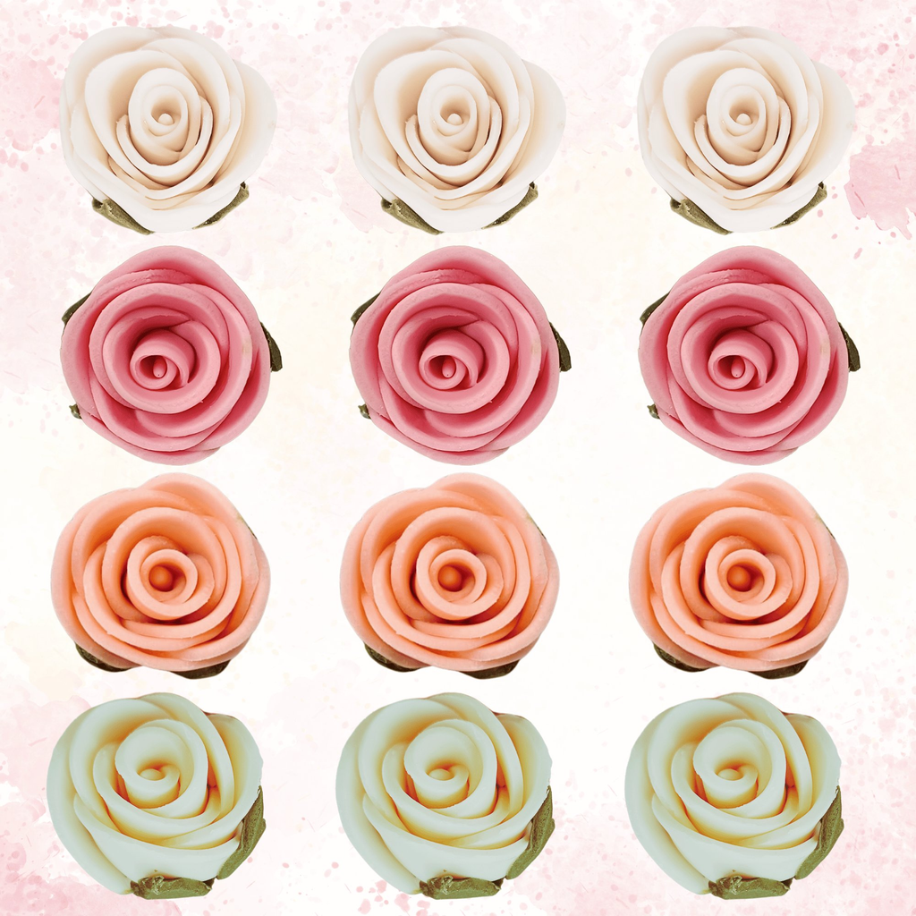 Confect Ombre- 3 | Edible Sugar Roses Topper | Grocsy
