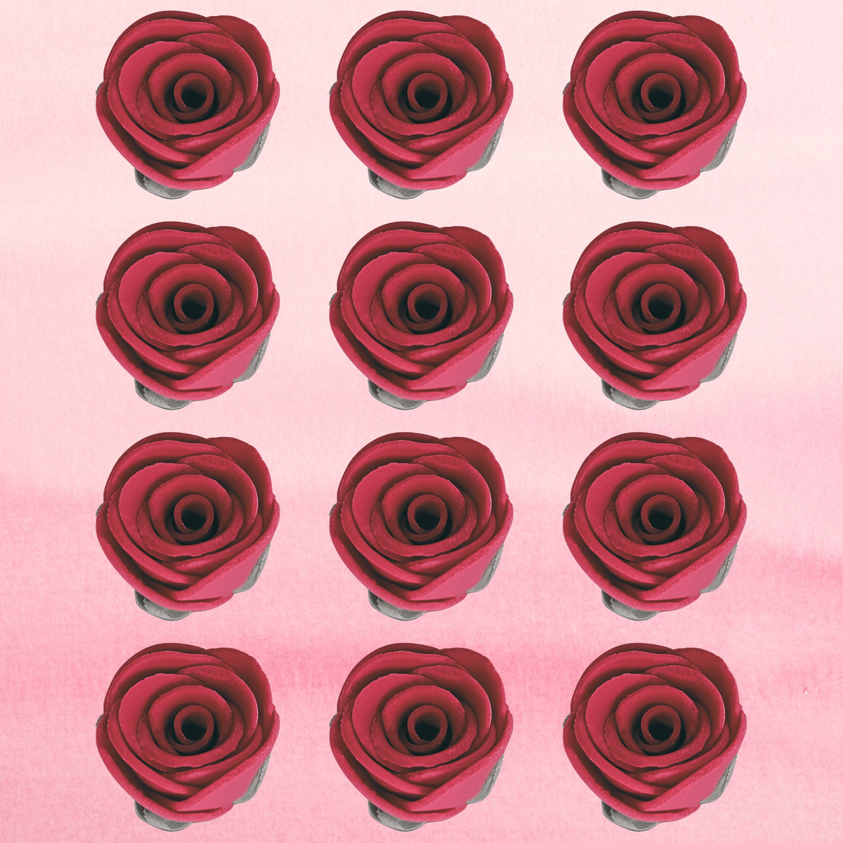 Confect Burgundy | Edible Sugar Flowers | Grocsy