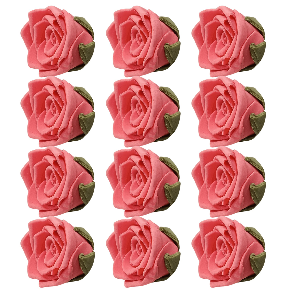 Confect Salmon Pink | Edible Sugar Roses Topper | Grocsy