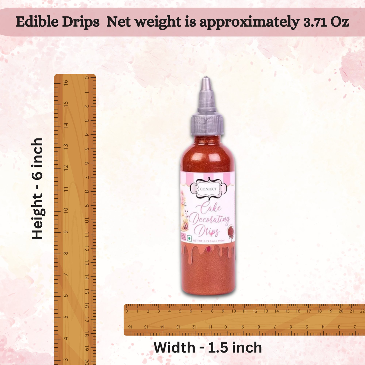 Confect Brazenly Bronze | Edible Drips | Grocsy
