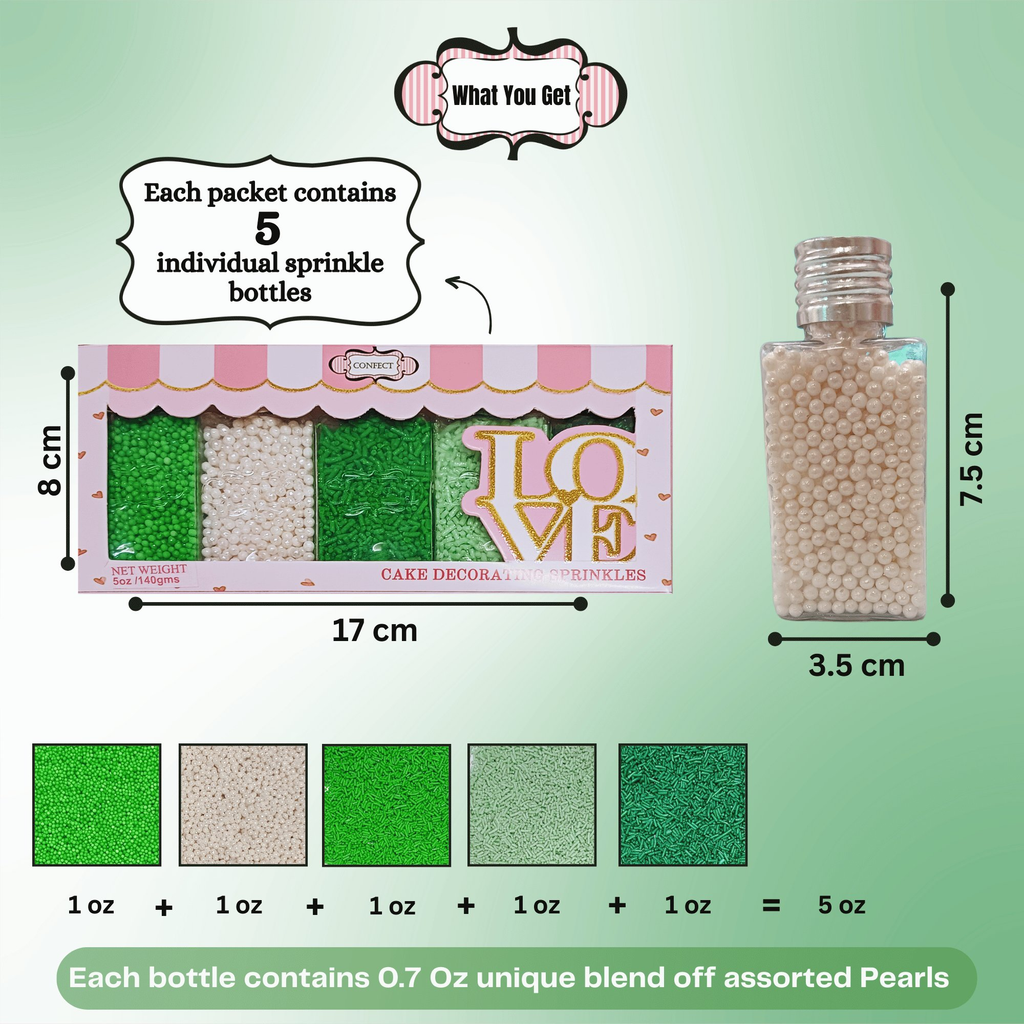 Confect St. Patrick's Sprinkles Multipack 2 | Grocsy