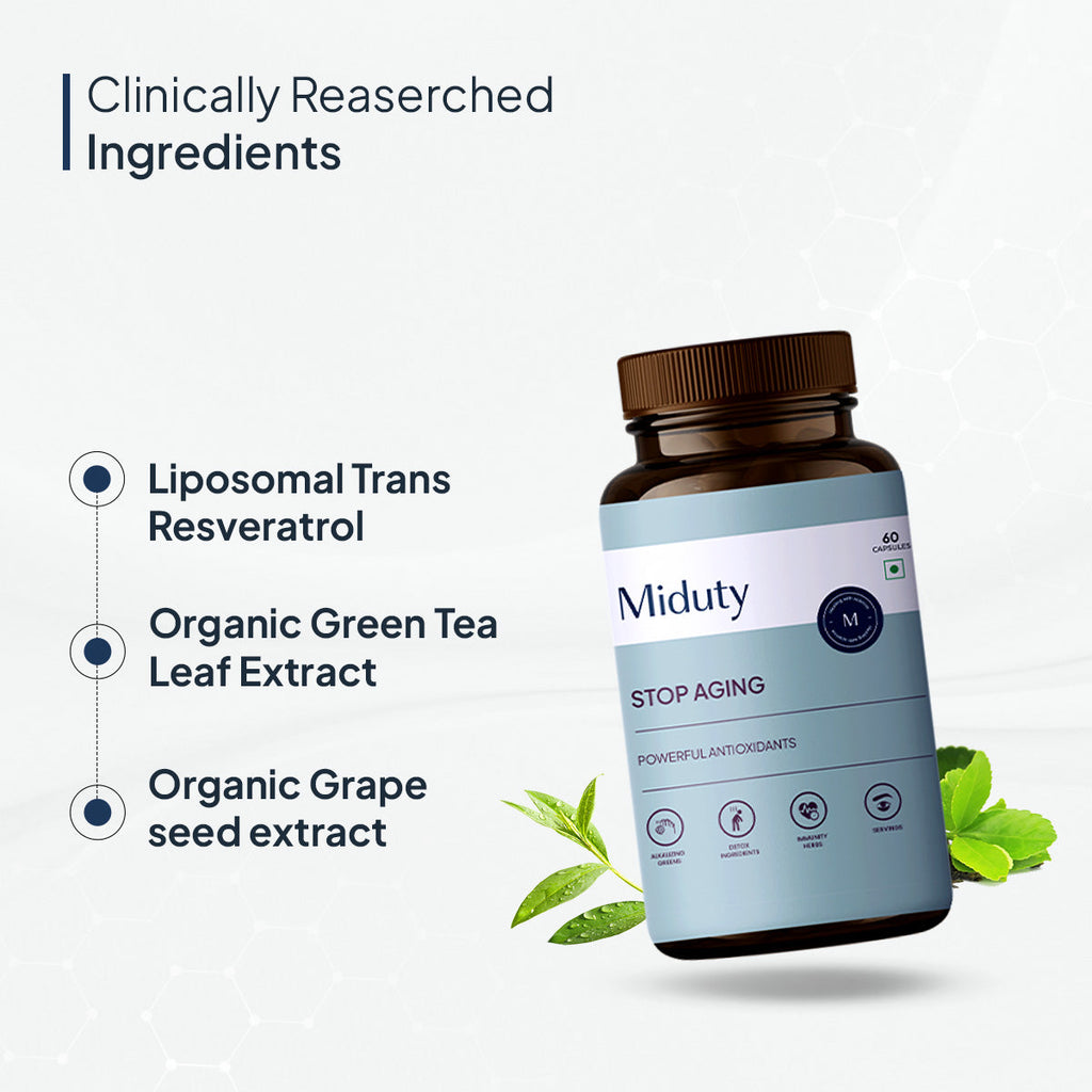 Miduty by Palak Notes Stop Aging Capsules