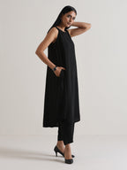 trueBrowns Black Panelled Co-ord Set | Grocsy