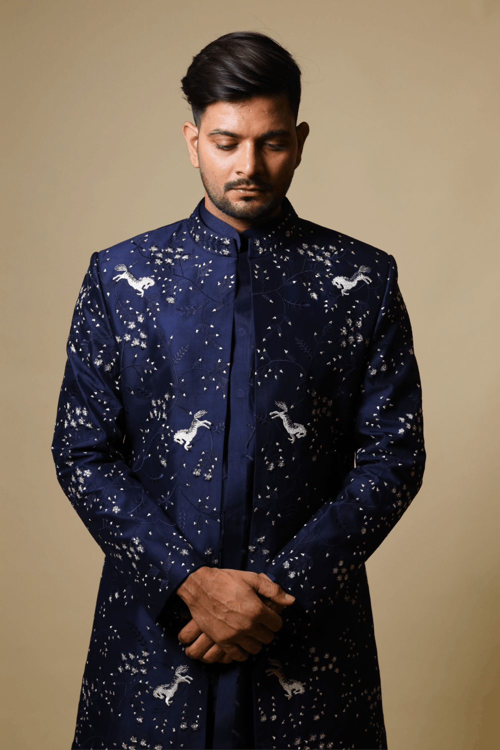Flying Unicorn Designer Men's Kurta by Hilo Design | Grocsy