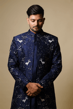 Flying Unicorn Designer Men's Kurta by Hilo Design | Grocsy