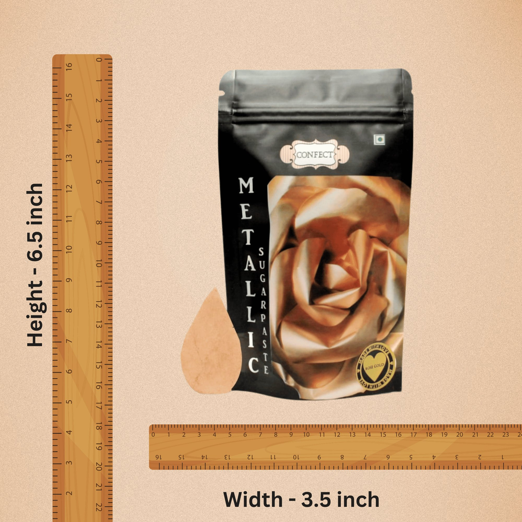 Confect Rose Gold | Edible Sugar Paste | Grocsy