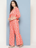 Ahalyaa Printed Ethnic Co-Ords | Grocsy