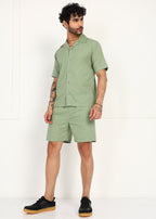 Fabmade Sage Linen Co-Ord Set | Grocsy